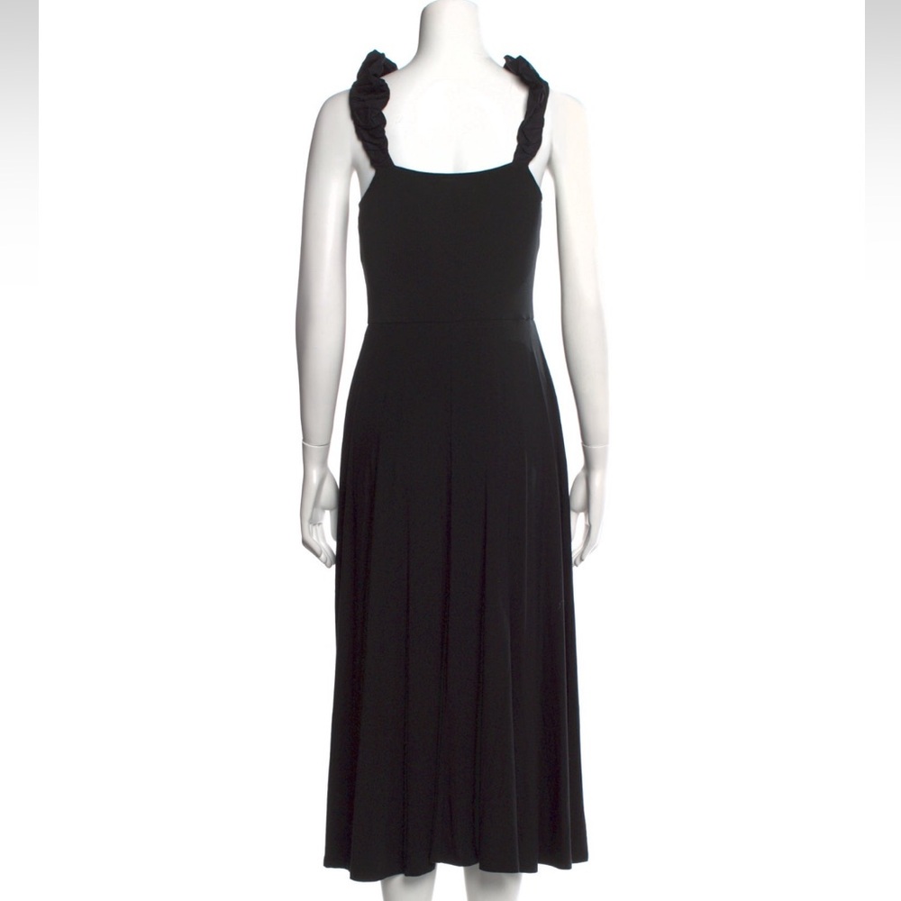 Reformation Black Midi Dress with Twisted Straps - Picture 7 of 9